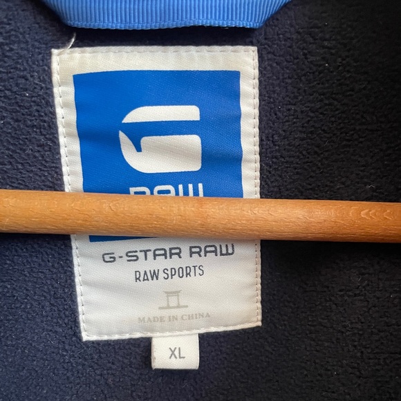 GStar Jackets & Coats Vintage Indigo Denim Gstar Shawl Collar